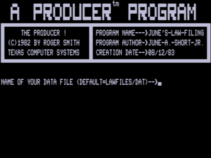 Screen shot